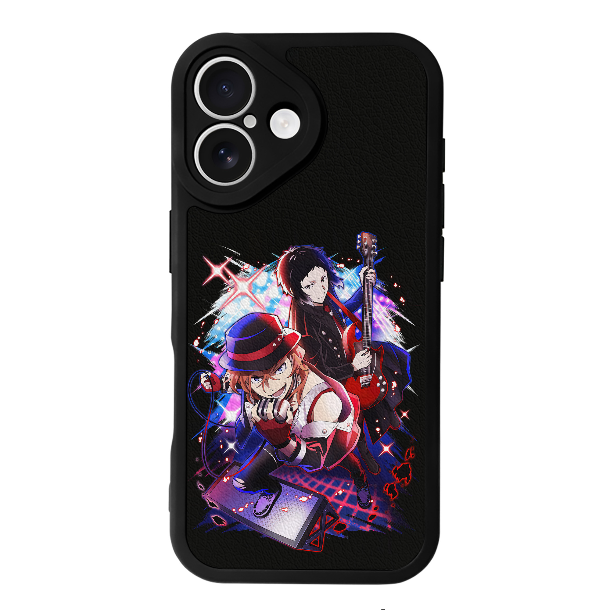 （画像用） 文豪ストレイドッグス Bungo Stray Dogs 【iPhone 16シリーズ対応】シリコンスマホケース（レザー調） 材質：シリコン